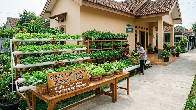 Kebun Sayur Sedekah: Solusi Ketahanan Pangan Sosial