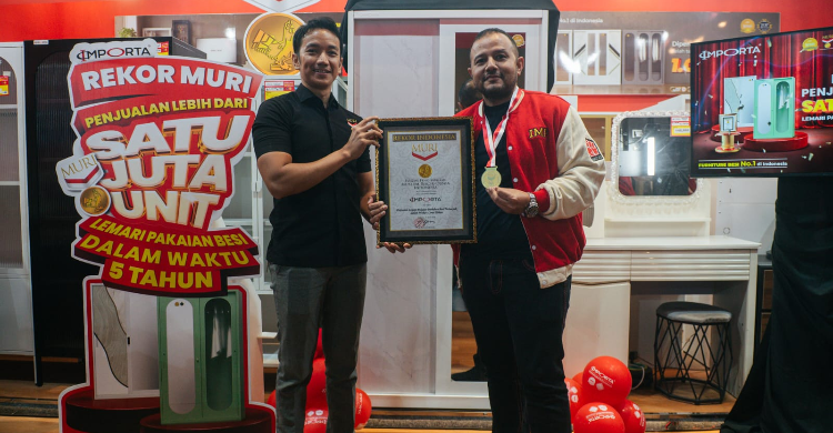 Importa Pecahkan Rekor MURI Jual 1 Juta Lemari Besi